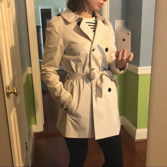 Taupe Trench Coat - Picture 2 of 8